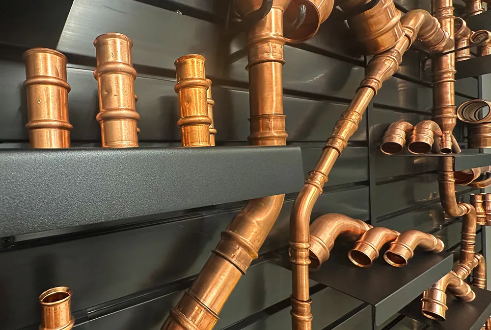 RLS 銅製プレス継手製品群 - 火無し HVAC/R 配管継手